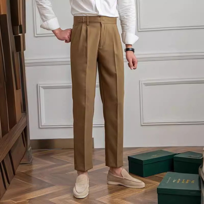 Luuk | Pantalon Met Dubbele Plooi
