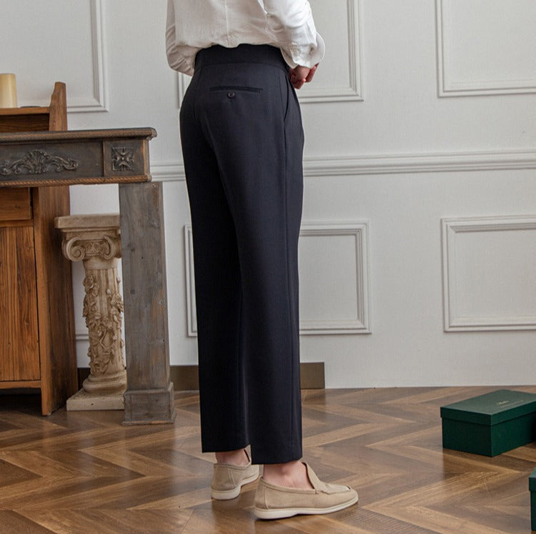Luuk | Pantalon Met Dubbele Plooi
