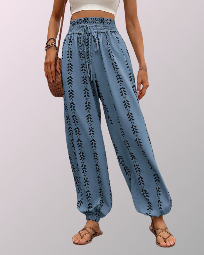 Leona | Broek Met Print