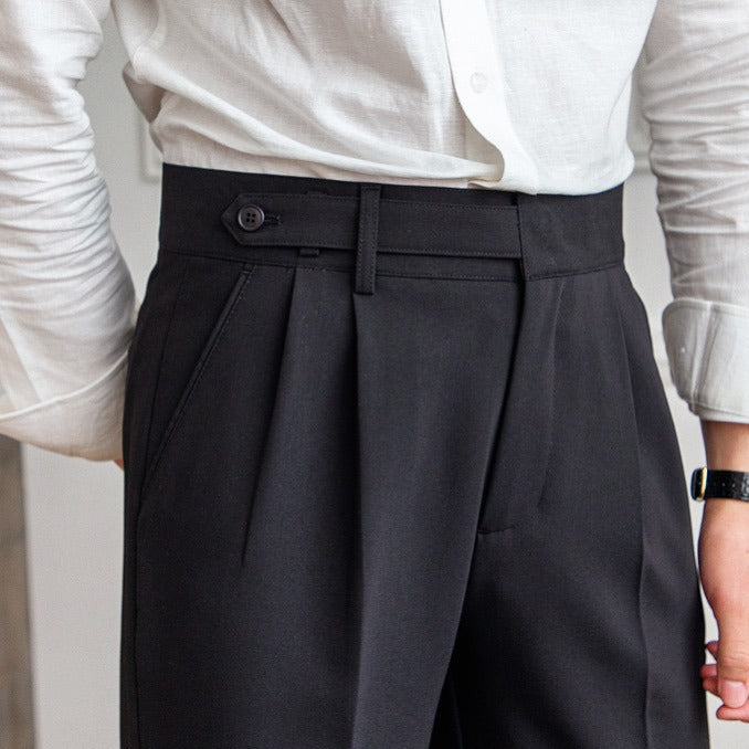 Luuk | Pantalon Met Dubbele Plooi