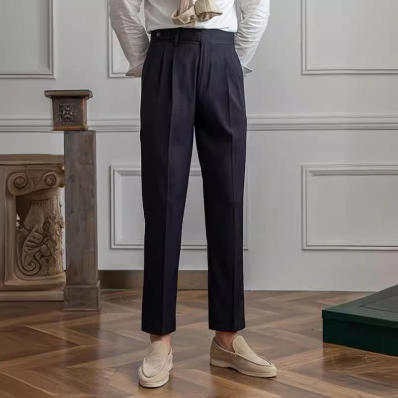 Luuk | Pantalon Met Dubbele Plooi