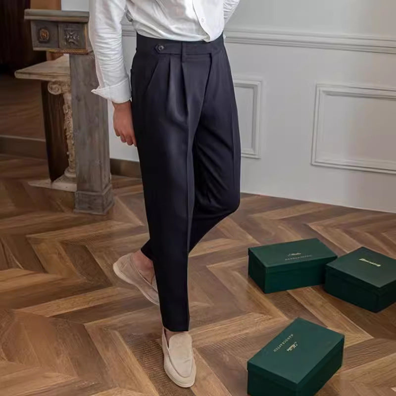 Luuk | Pantalon Met Dubbele Plooi