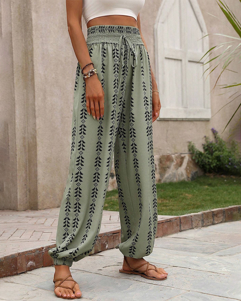 Leona | Broek Met Print