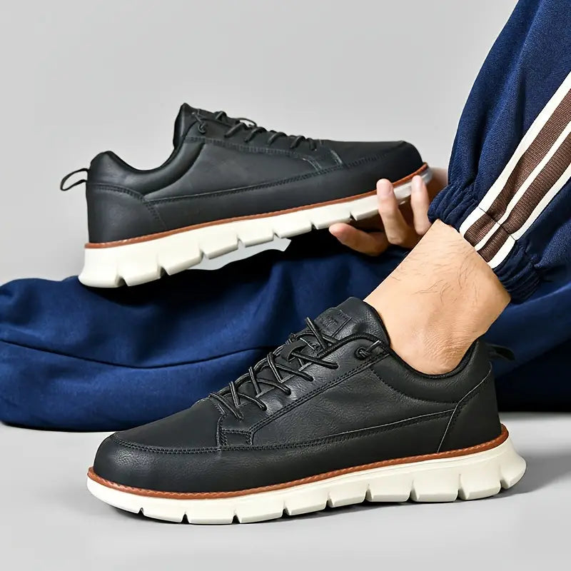 Dennis | Vegan Leren Schoenen
