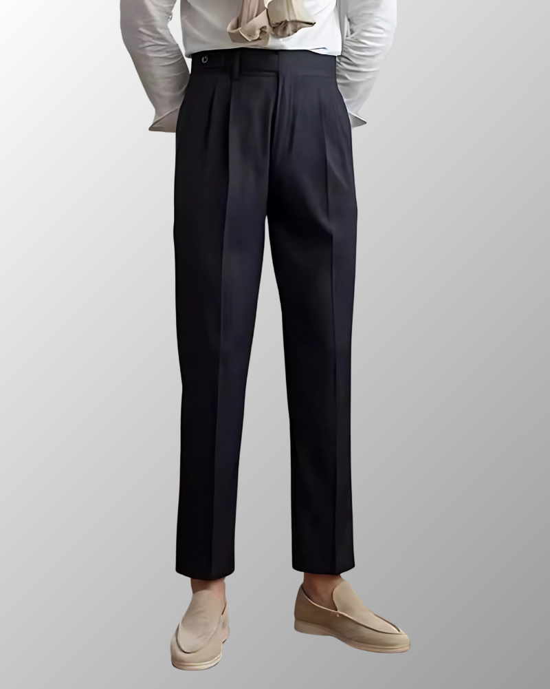 Luuk | Pantalon Met Dubbele Plooi