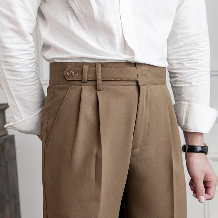 Luuk | Pantalon Met Dubbele Plooi