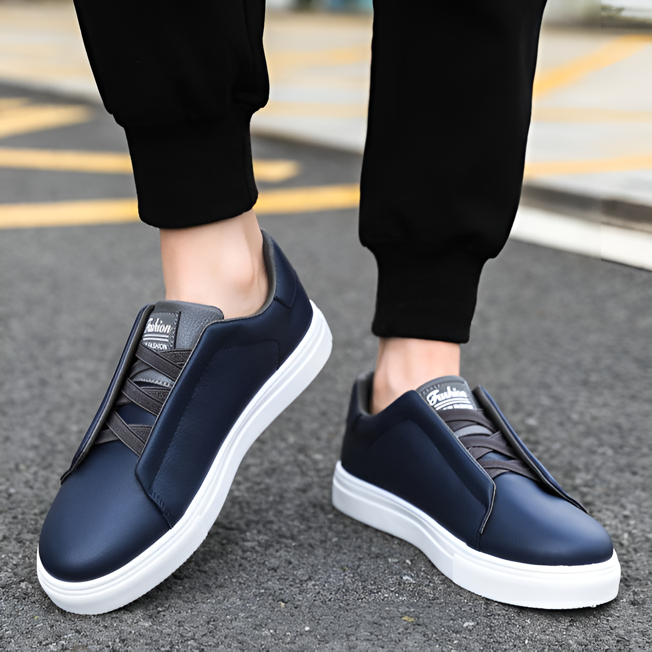 Niels | Vegan Leren Sneaker