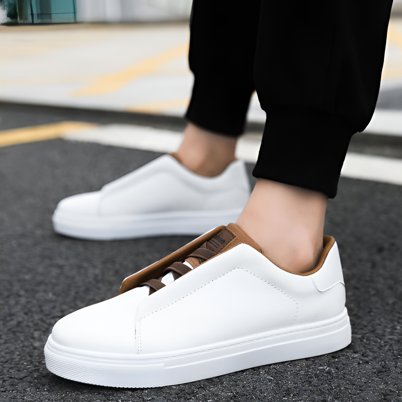 Niels | Vegan Leren Sneaker