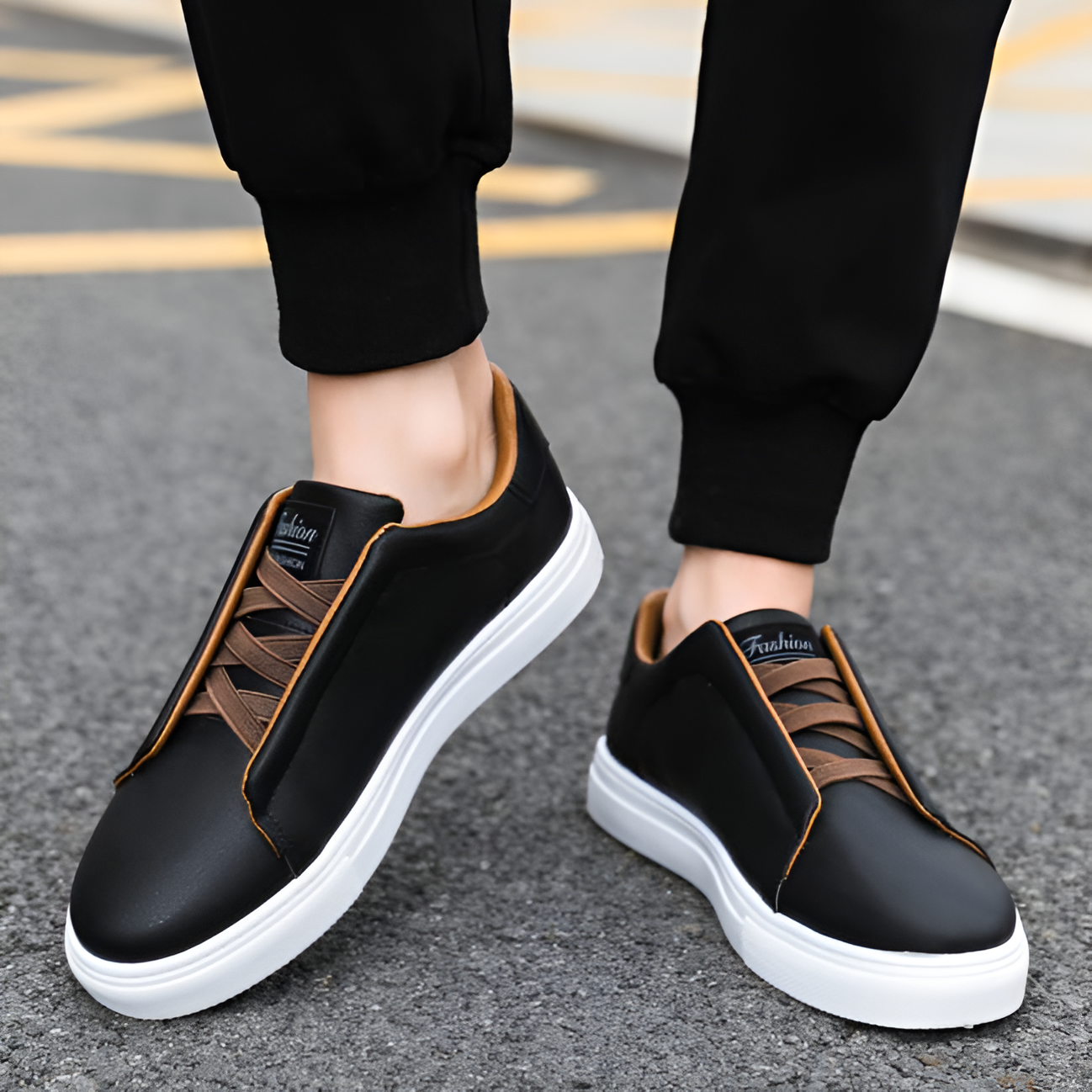 Niels | Vegan Leren Sneaker