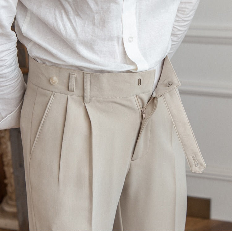 Luuk | Pantalon Met Dubbele Plooi