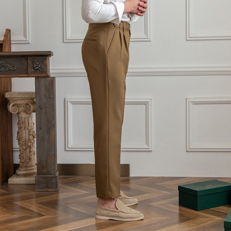 Luuk | Pantalon Met Dubbele Plooi
